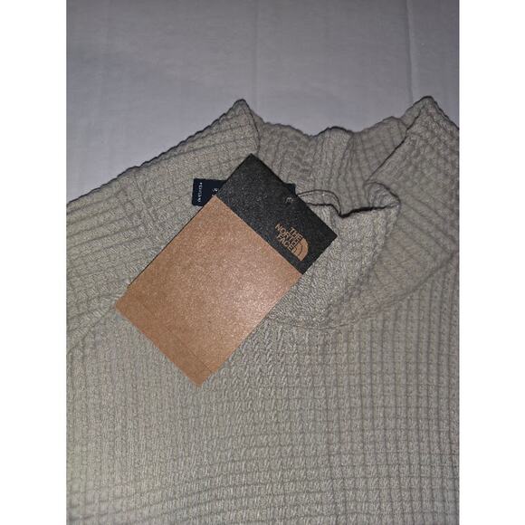 The North Face Chabot Mock Neck Long Sleeve Sweater Women's Large, Clay Grey NWT - Picture 3 of 6